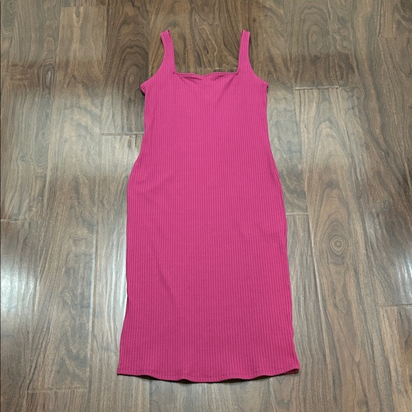 wild fable Dresses & Skirts - Wild Fable Ribbed Pink Bodycon Dress
